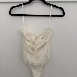 Princess Polly Ivory Lace Detail Dress